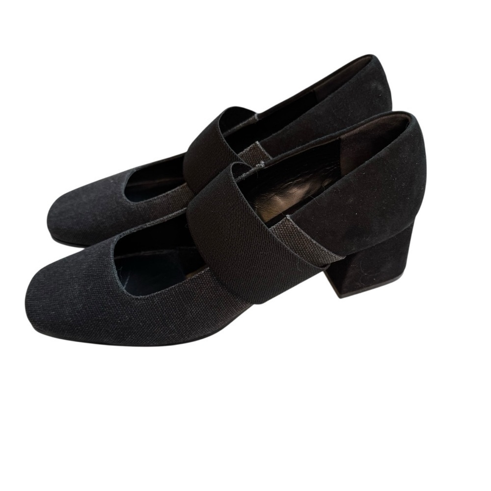 M. Gemi Ballare Grey & Black Mary Jane Heels Women’s Shoes Size 36.5 S2